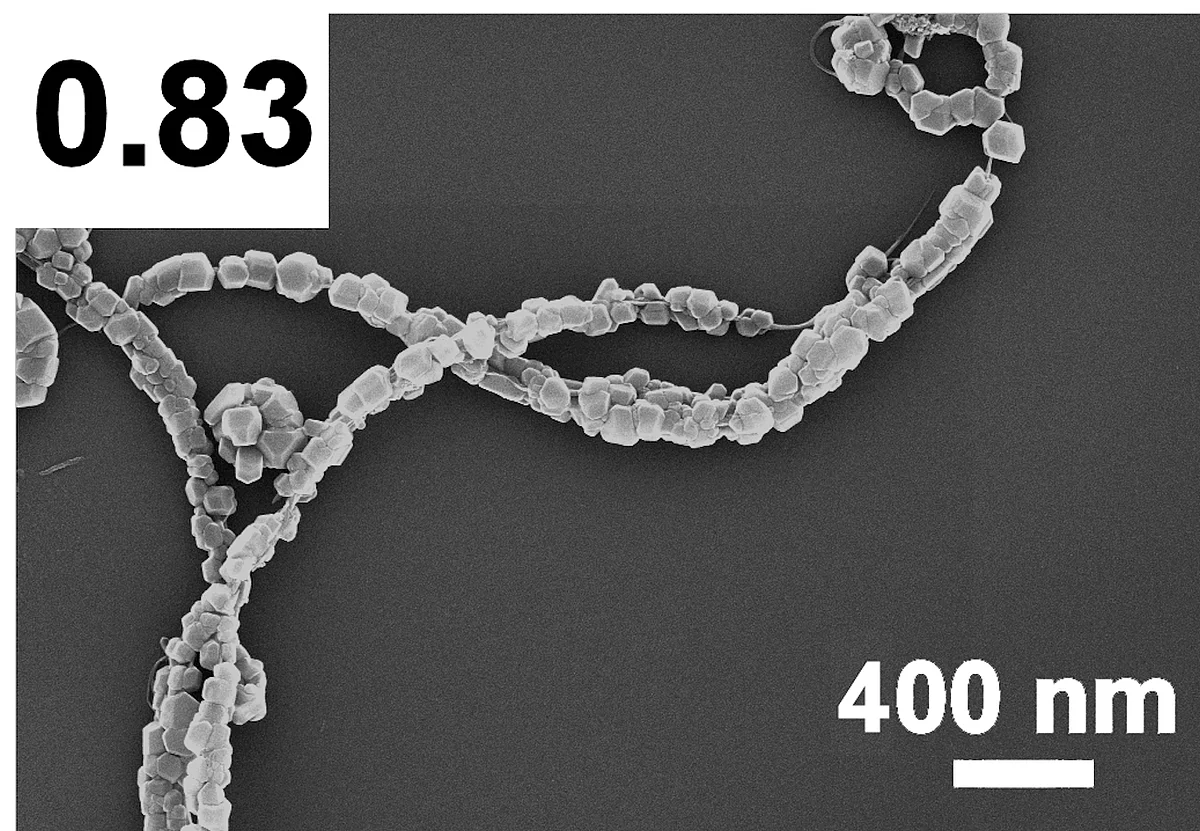 POM-Kristalle auf Kohlenstoff-Nanoröhrchen