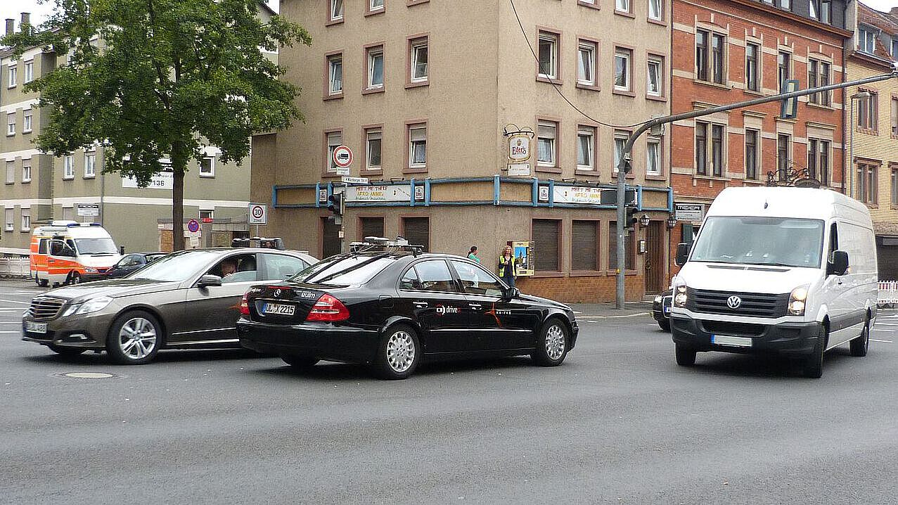 Testkreuzung autonomes Fahren