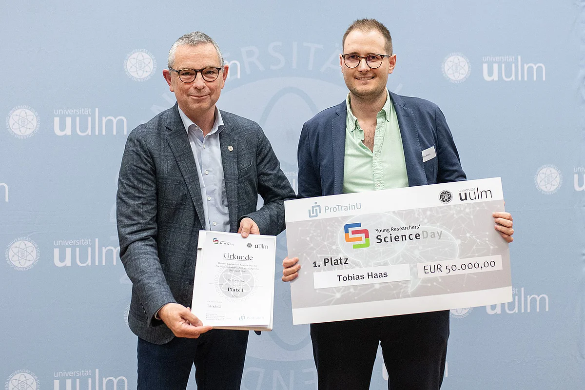 Prof. Michael Kühl mit Dr. Tobias Haas