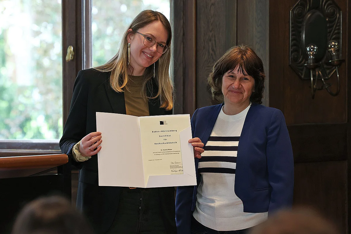 Olga Pollatos with Kerstin Pfister 
