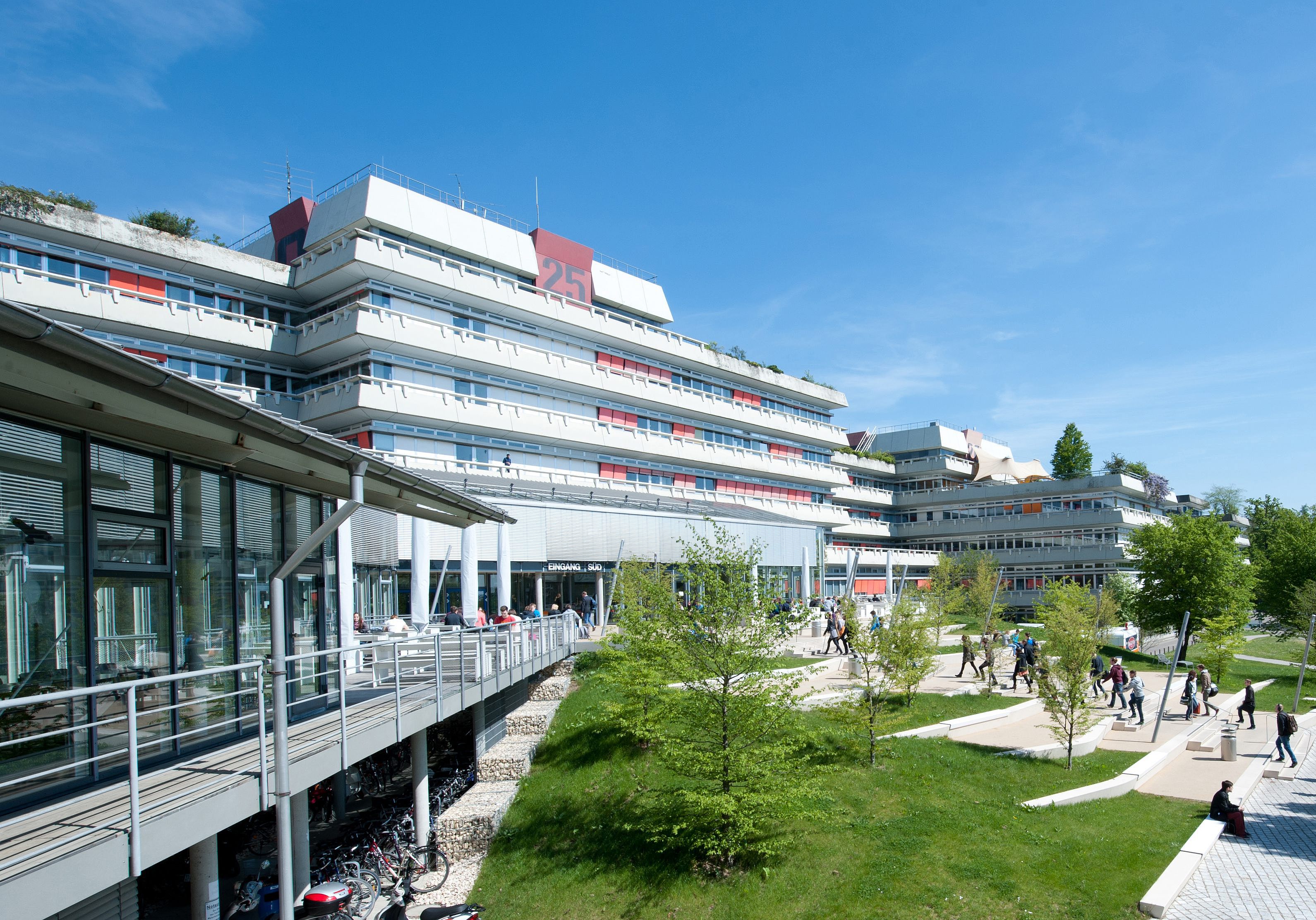 Südeingang der Uni Ulm 