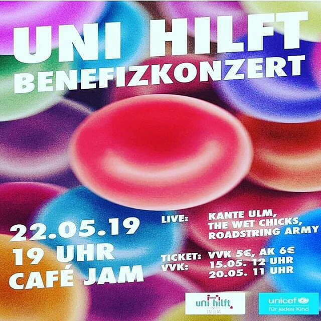 Plakat Benefizkonzert Uni hilft!