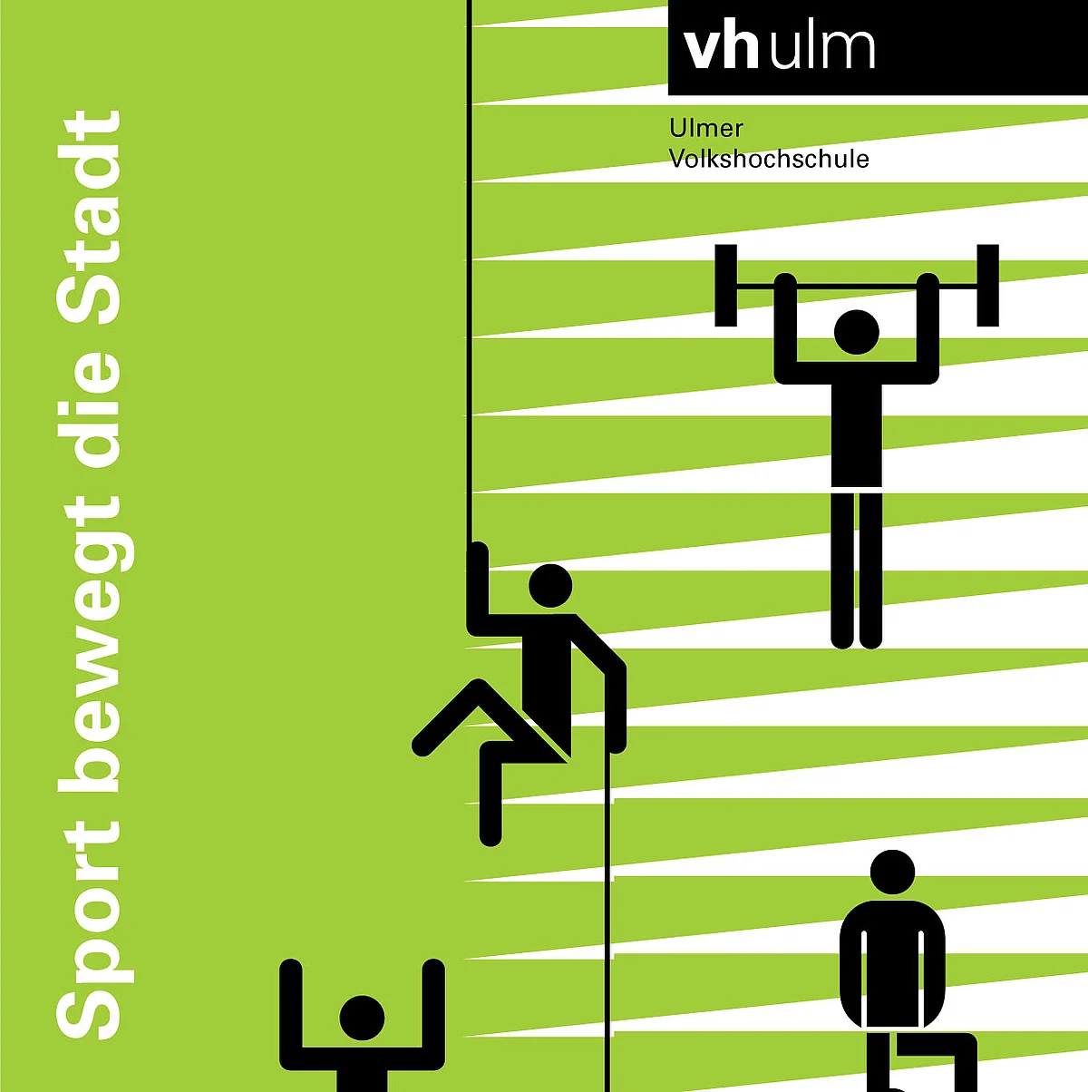 Flyer zu Sport bewegt die Stadt, vh ulm, Universität Ulm 