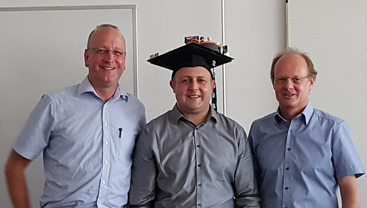Promovend und Betreuer