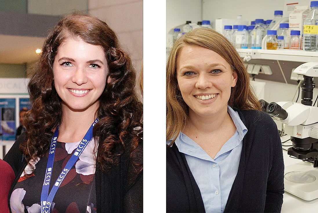Dr. Melanie Haffner-Luntzer (links) und Sandra Förtsch