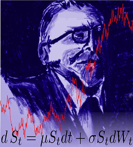 : Bild 1:"Mathematik ist Gold wert: Ein nach Norbert Wiener (1894-1964) benanntet stochastischer Prozess lieferte die Grundlage für die berühnte Black-Scholes-Gleichung, mit der bis heute Finanzoptionen bewertet werden."
Bild 2: "Wavelets (kleine Welle