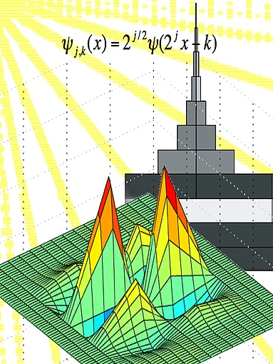 : Bild 1:"Mathematik ist Gold wert: Ein nach Norbert Wiener (1894-1964) benanntet stochastischer Prozess lieferte die Grundlage für die berühnte Black-Scholes-Gleichung, mit der bis heute Finanzoptionen bewertet werden."
Bild 2: "Wavelets (kleine Welle