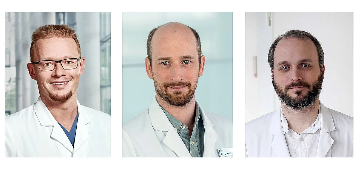 Prof Alexander Kleger, Dr Lukas Perkhofer and Dr Johann Gout