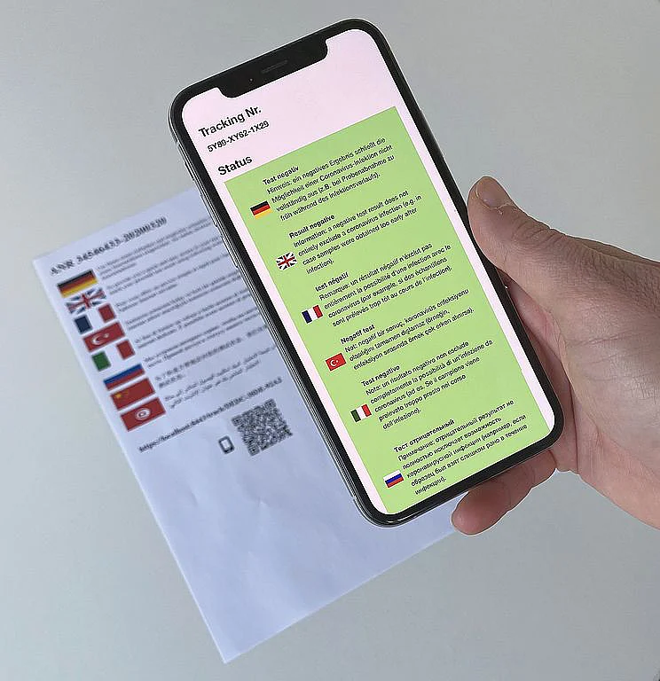 Abfragesystem auf dem Handy