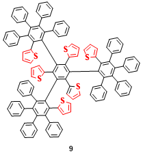 Thienylen-Phenylen-Dendrimer