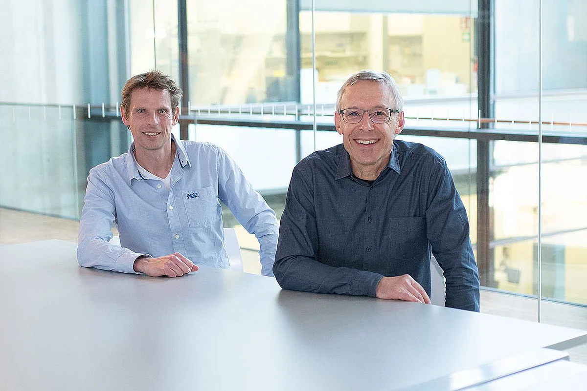 Dr. Alexander Dünkler (links) und Prof. Nils Johnsson.  