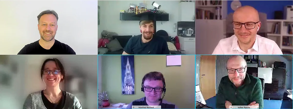 Screenshot of J. Kreiser and doctoral committee