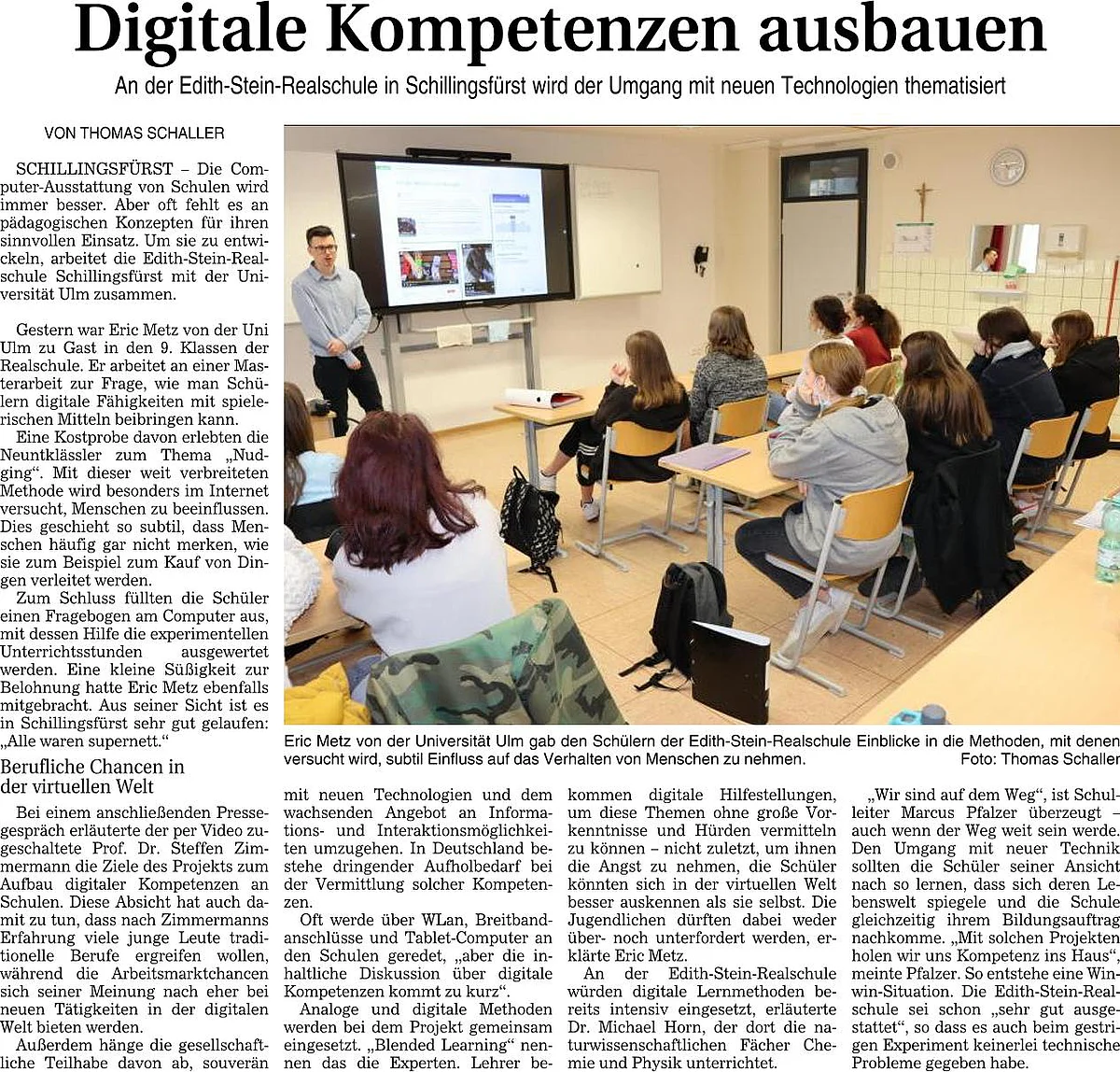 FLZ berichtet über Projekt des IBA zur Vermittlung von Digitalen Skills
