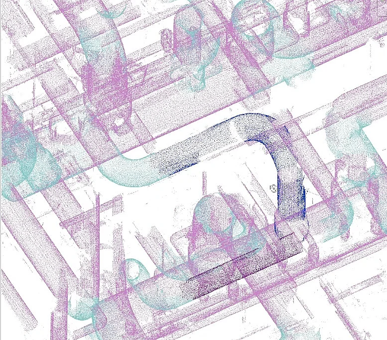 3D-Scan Industrieanlage