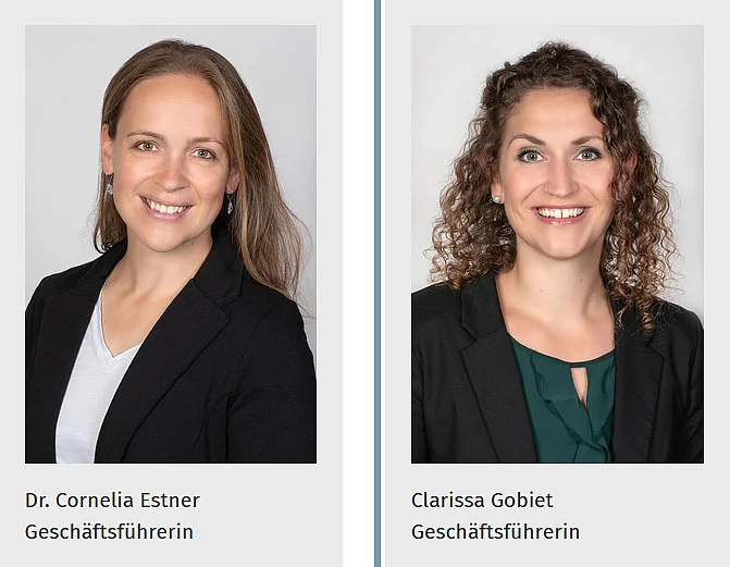  Dr. Cornelia Estner und Clarissa Gobiet 