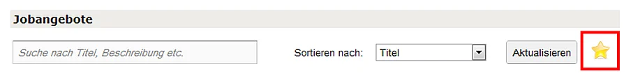 Nach Favoriten filtern