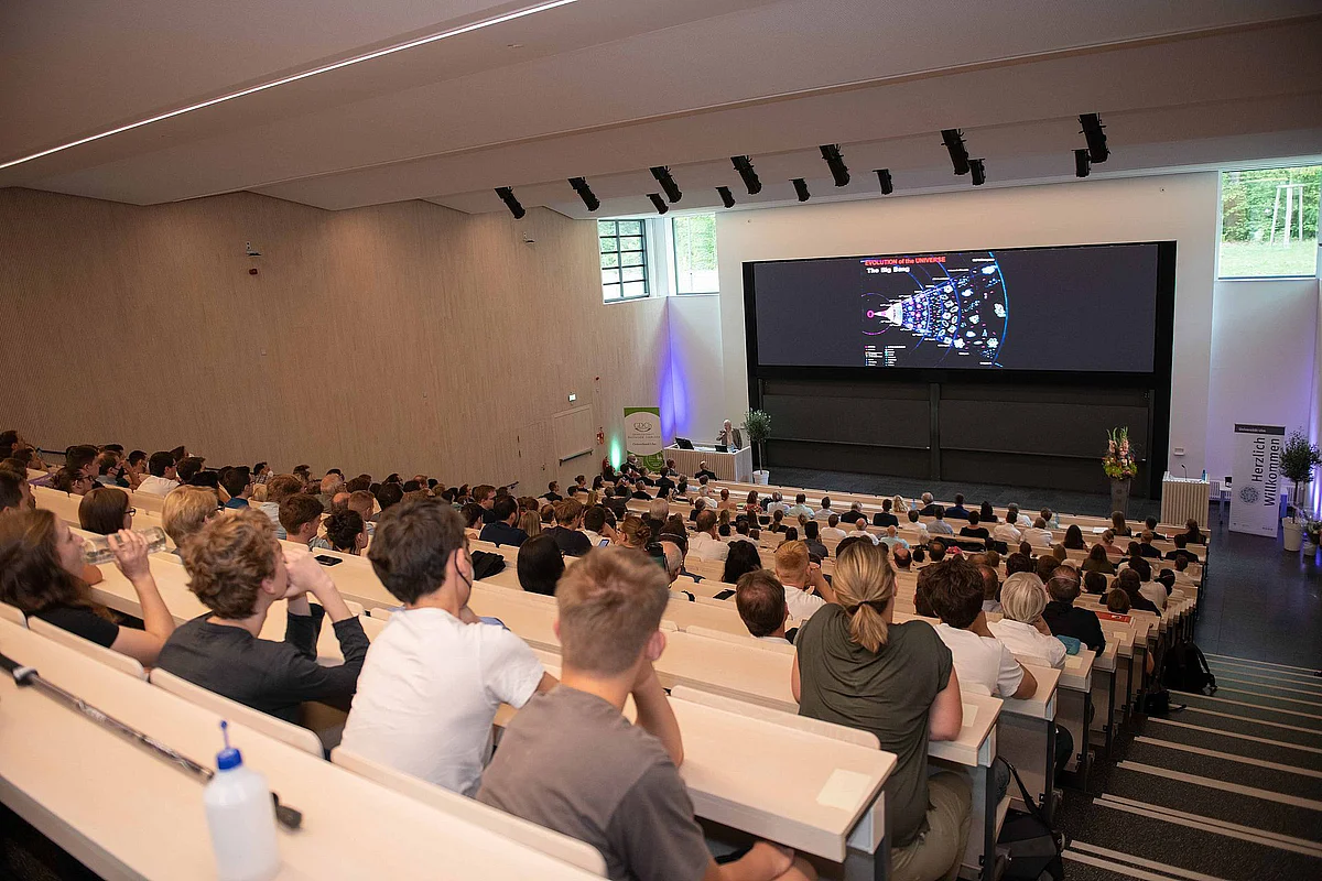 Hörsaal, wo der Festakt stattfand
