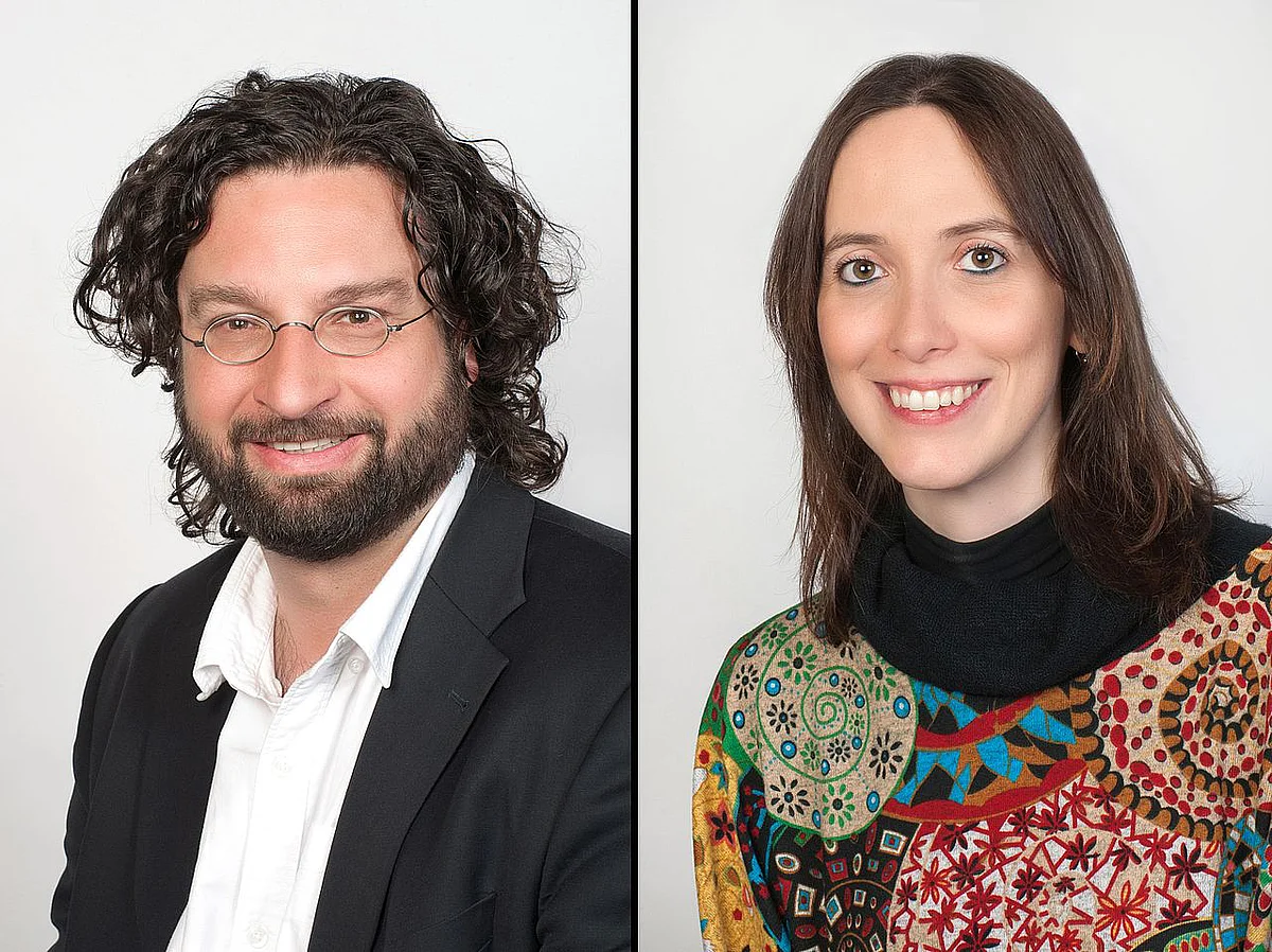 Prof. Marc Ernst und Dr. Irene Senna