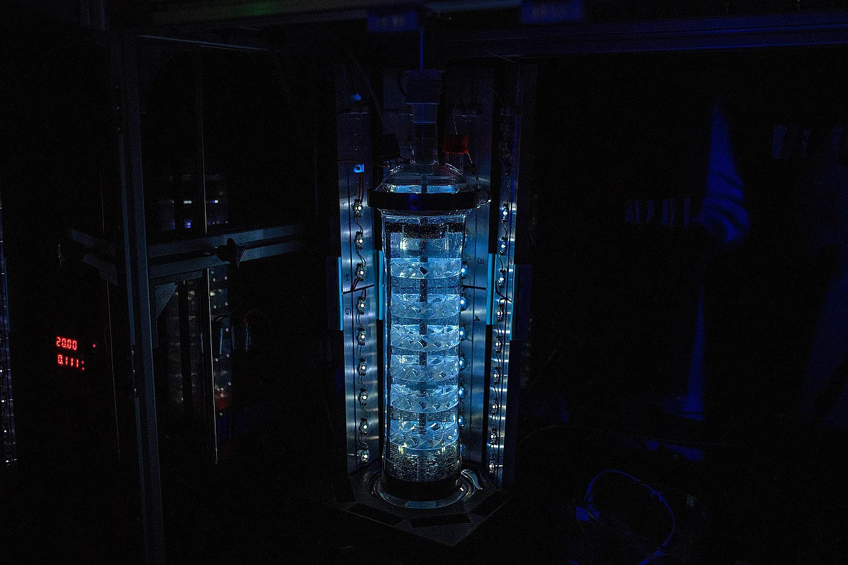 Gerührter Schlaufenphotoreaktor 