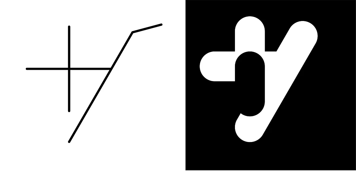 Stichzeichnung und Transformationsbeispiel 