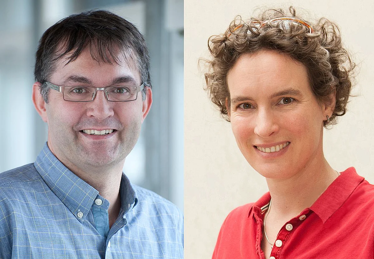 Prof. Stefan Wesner (l.) and Prof. Birte Glimm