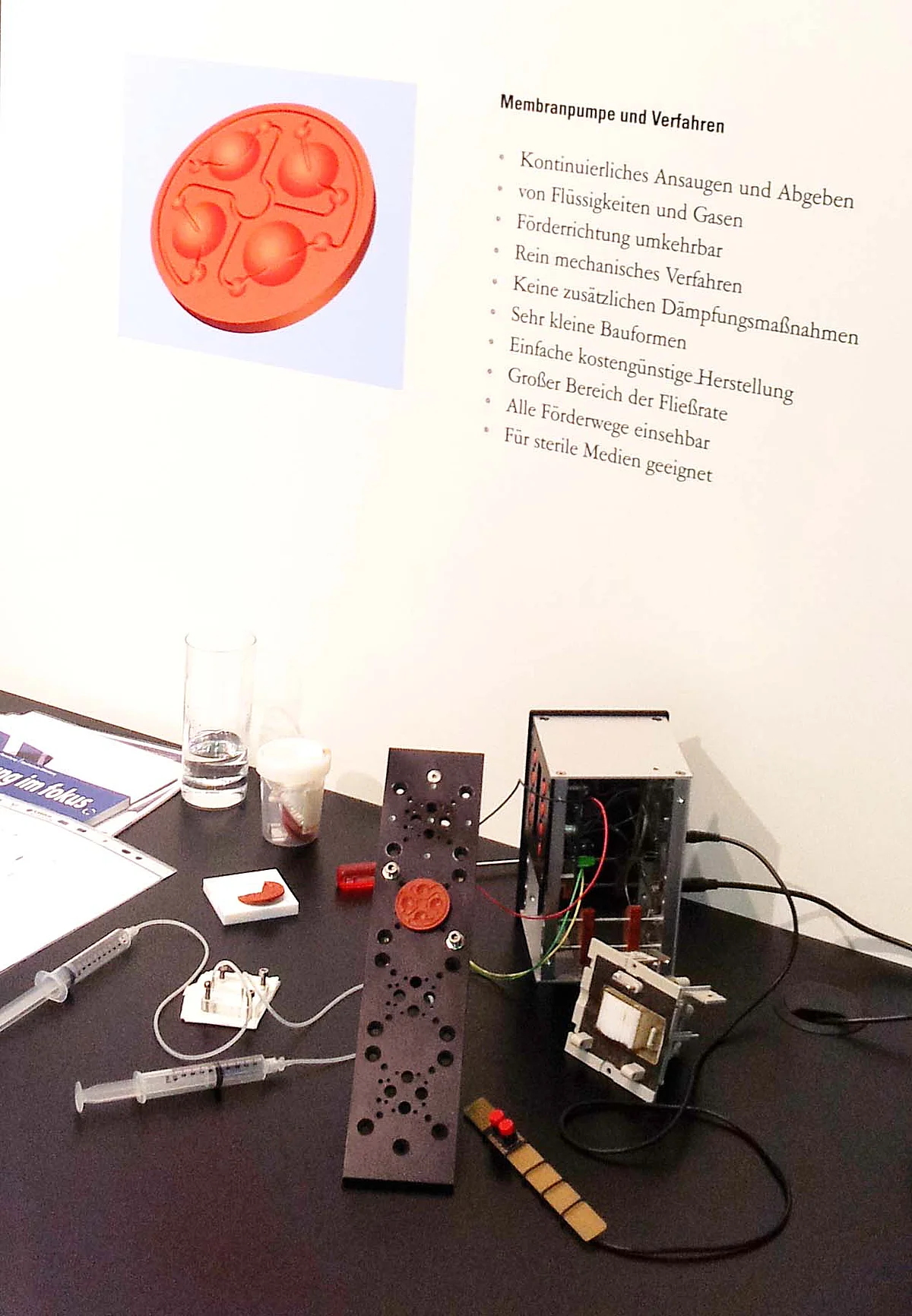 Die pulsationsfreie Pumpe am Stand der HM 2015