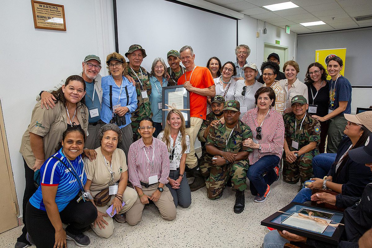 Gruppenbild Umbenennungsfeier Kalko Trail
