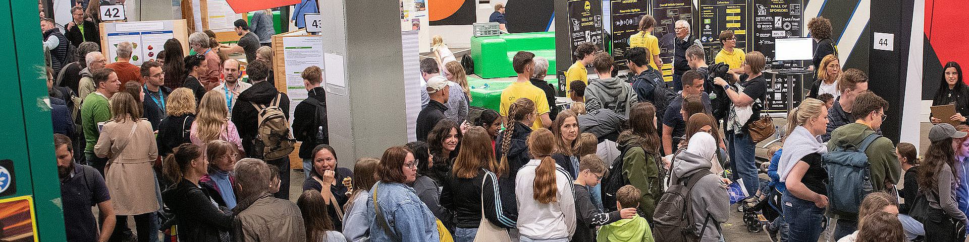 Besucherströme am Langen Abend der Wissenschaften 2025