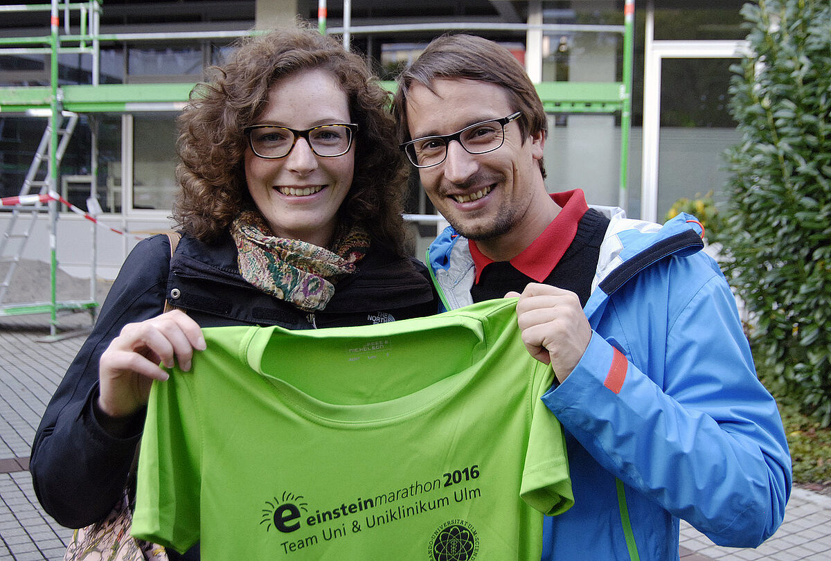 Miriam Hermanutz und Philipp Marschall starten beim Gesundheitslauf