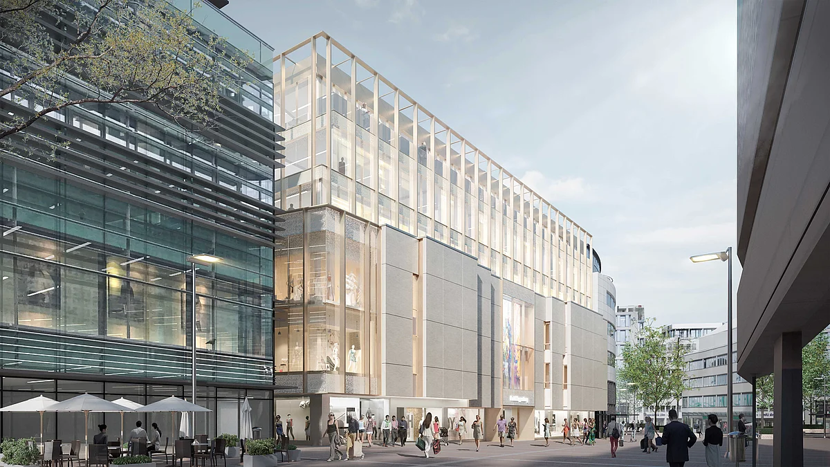 Visualisierung Midstad Ulm Gebäude 