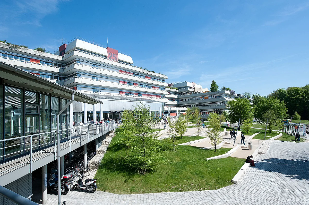South entrance of Ulm University
