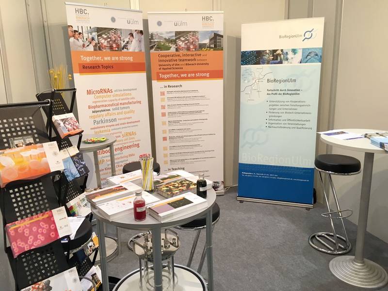 Gemeinsamer Stand der HBC und
der Uni Ulm