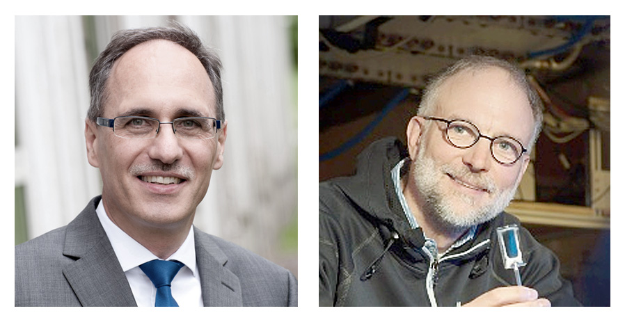 Prof. Joachim Ankerhold (Uni Ulm) und Prof. Tilman Pfau (Uni Stuttgart) 