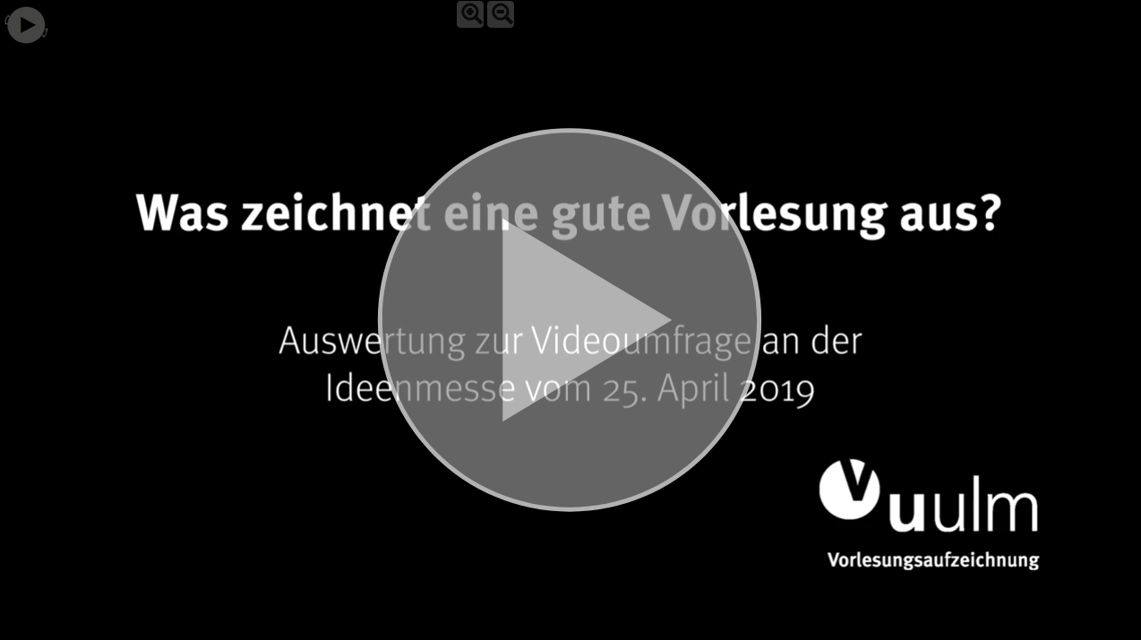 Video: Was zeichnet eine gute Vorlesung aus?