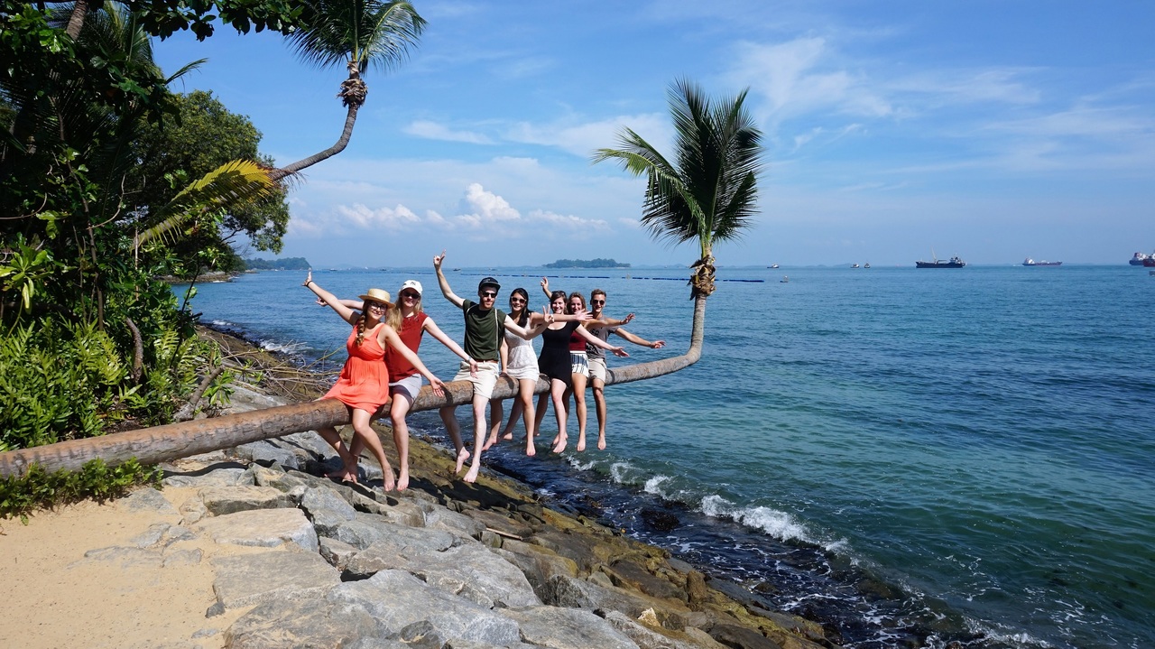 Students of Ulm University at the other side of the world