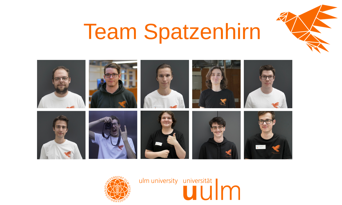 Portraits aller 10 Teammitglieder der Saison 2025