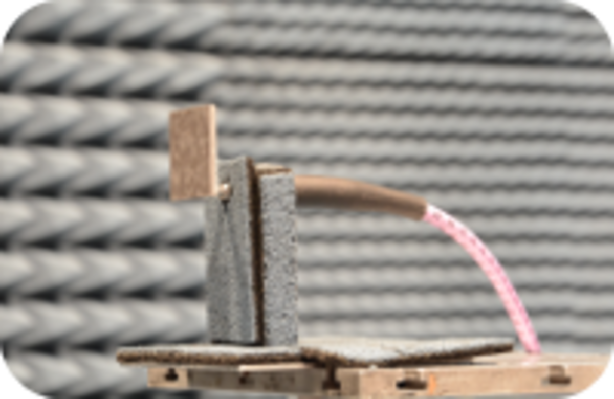 Antenne in der Antennenmesskammer