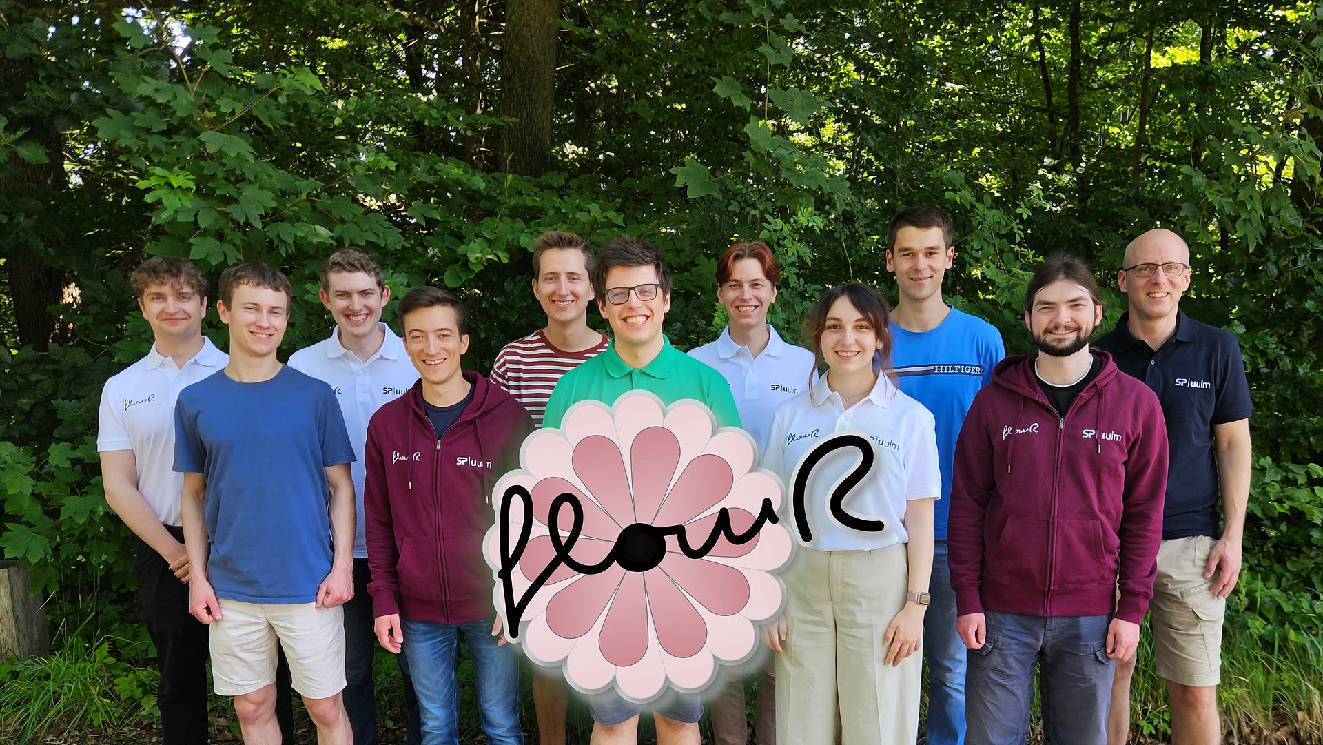 Ein großer Teil des flowR Teams