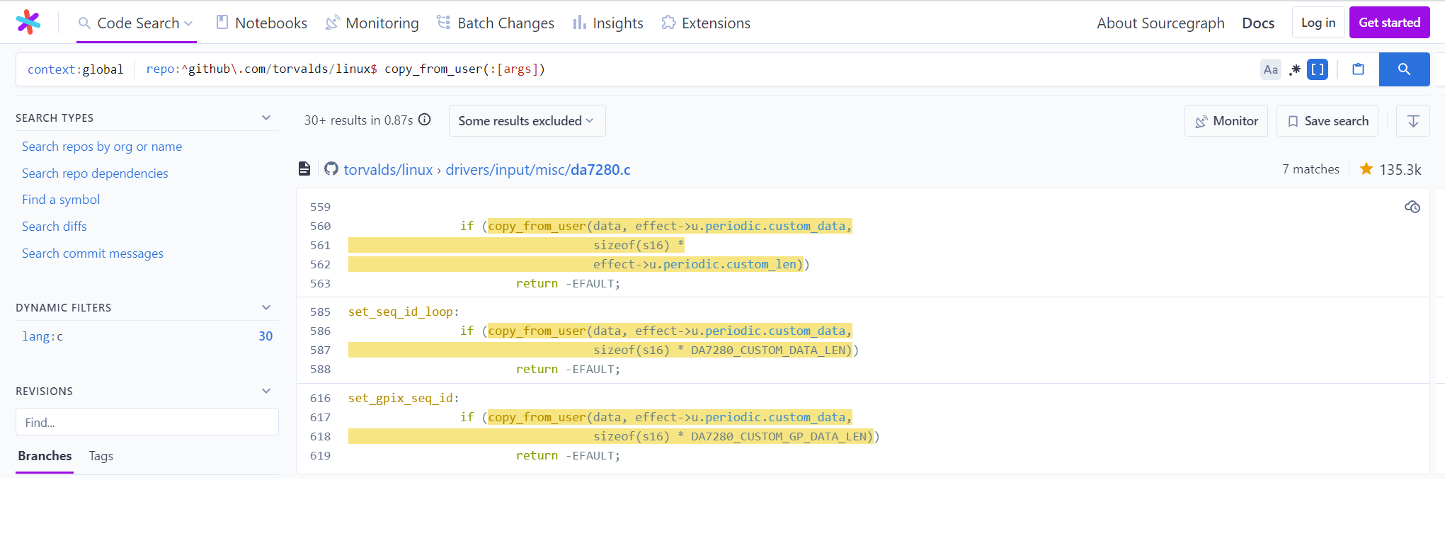 M: User study: code search (Neumüller, Tichy)