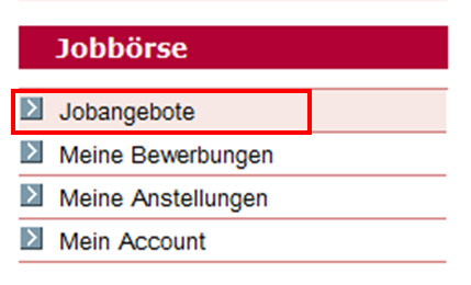 Sich auf ein Jobangebot bewerben