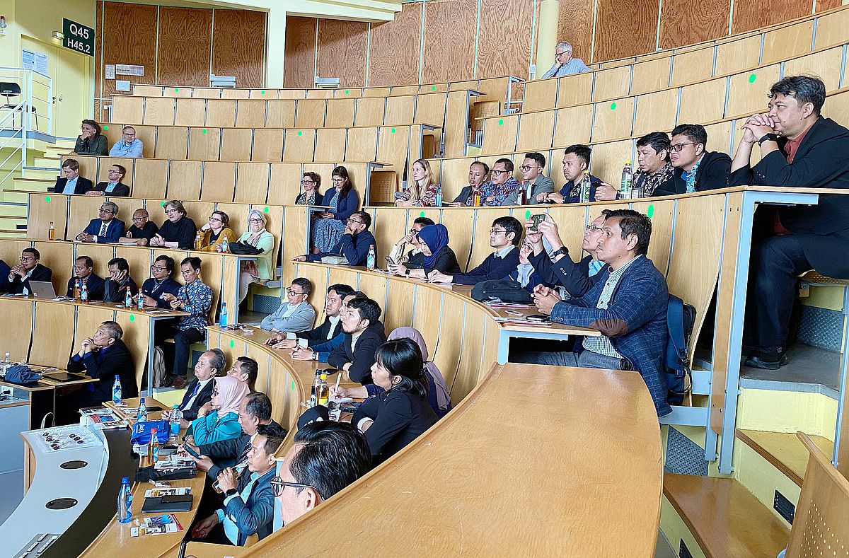 Großes Interesse bei den Gästen im Hörsaal