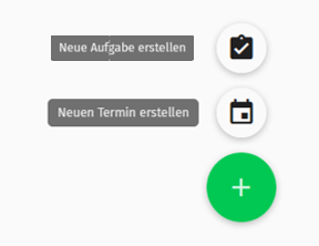 (1) Neue Termine und Aufgaben