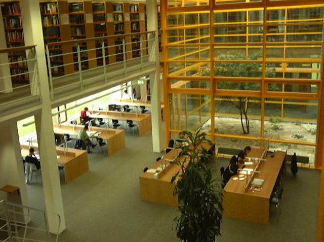 View into the reading room