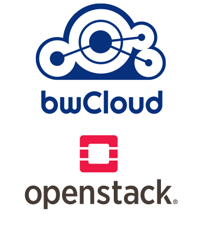 Logo bwCloud und openstack