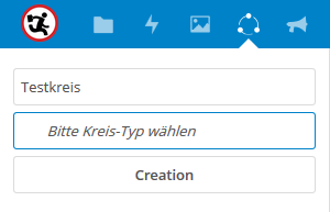 (2) Select circle type