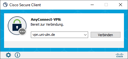 VPN Anmeldemaske