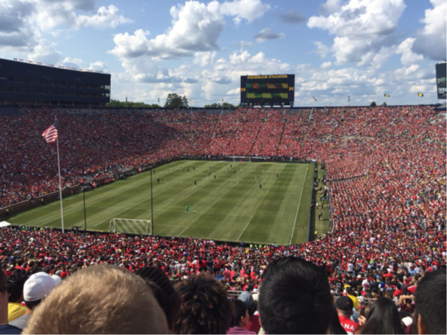 Football Stadium in Ann Arbour