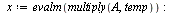 `:=`(A, evalm(`+`(`*`(.1, `*`(matrix(5, 5, [1, 2, 0, 1, 1, 0, 1, 1, 1, 0, 1, 1, 0, 1, 2, 1, 1, 1, 2, 1, 1, 0, 0, 0, 2])))))); 1; `:=`(EminusA, evalm(`+`(diag(1, 1, 1, 1, 1), `-`(A)))); -1; `:=`(d, vec...