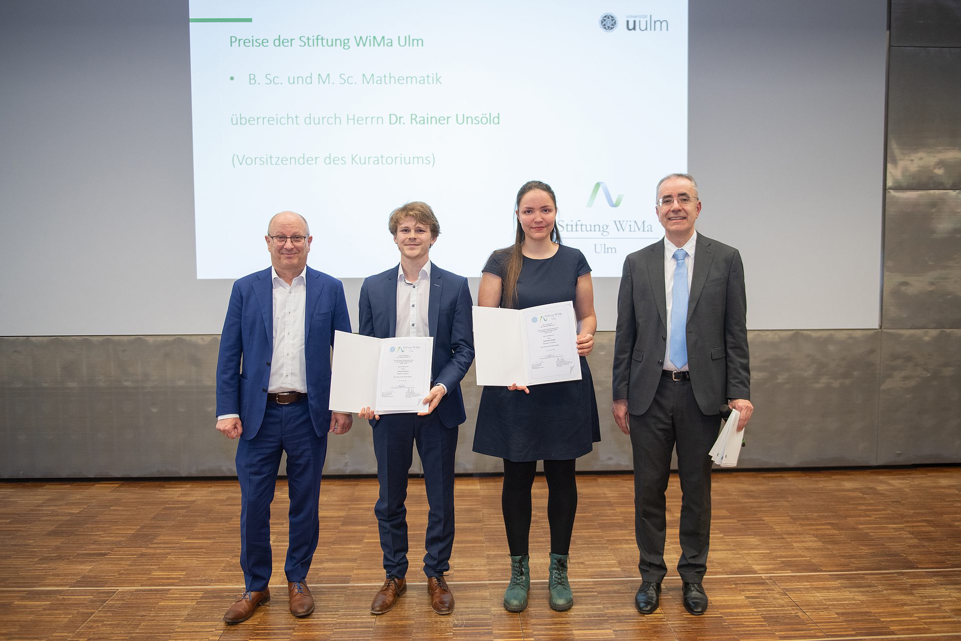 Preisträger*innen bei der Fakultätsfeier 