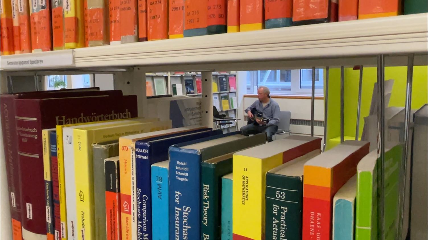 Guitar accompaniment at the get-together